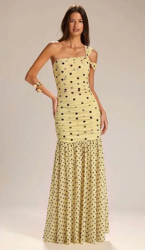 Vestido lunares amarillo