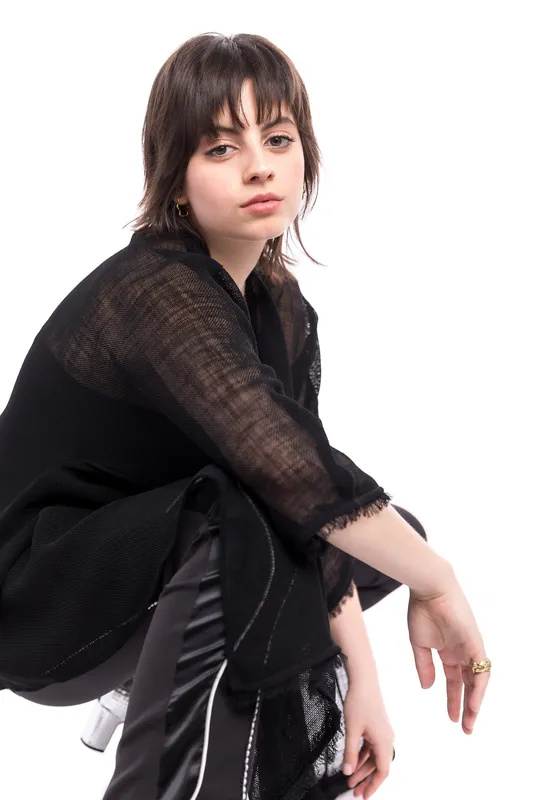 kimono negro Adolfo Dominguez tipo red Club 1000