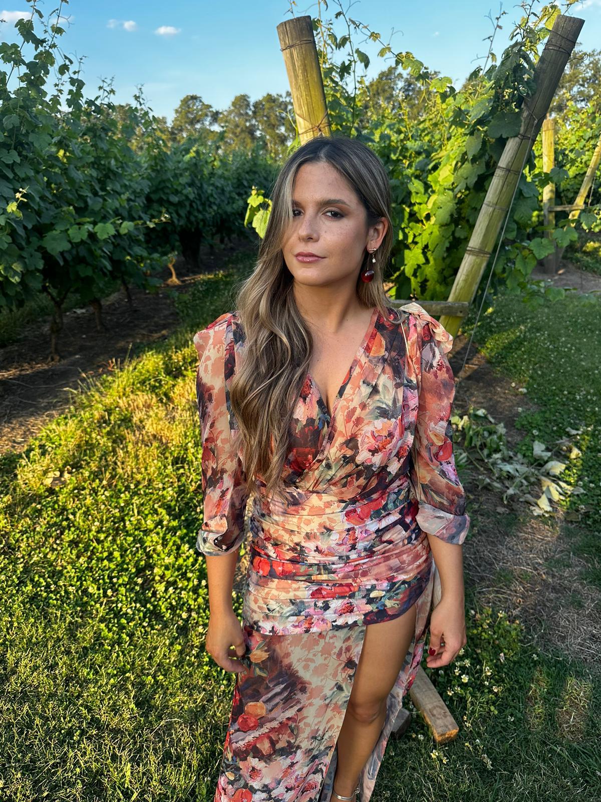 Vestido Estampa Flores AB