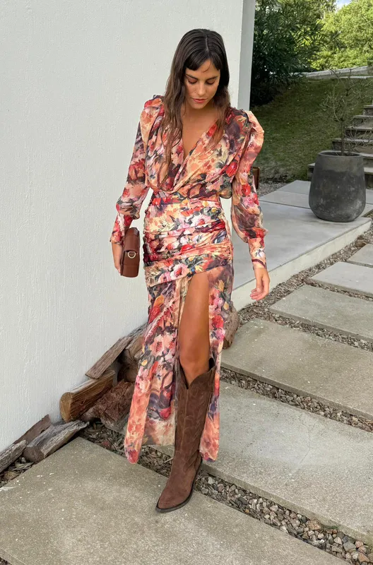 Vestido Estampa Flores AB