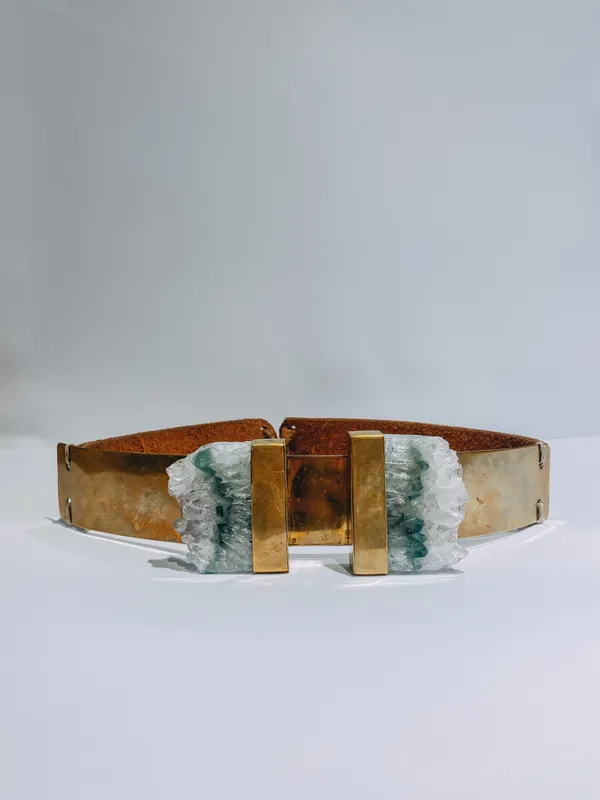 cinturon agnes agata con cuero