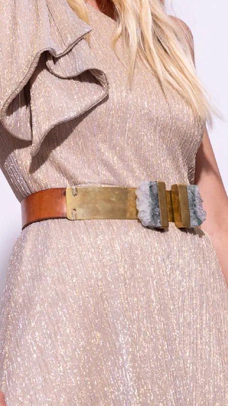 cinturon agnes agata con cuero