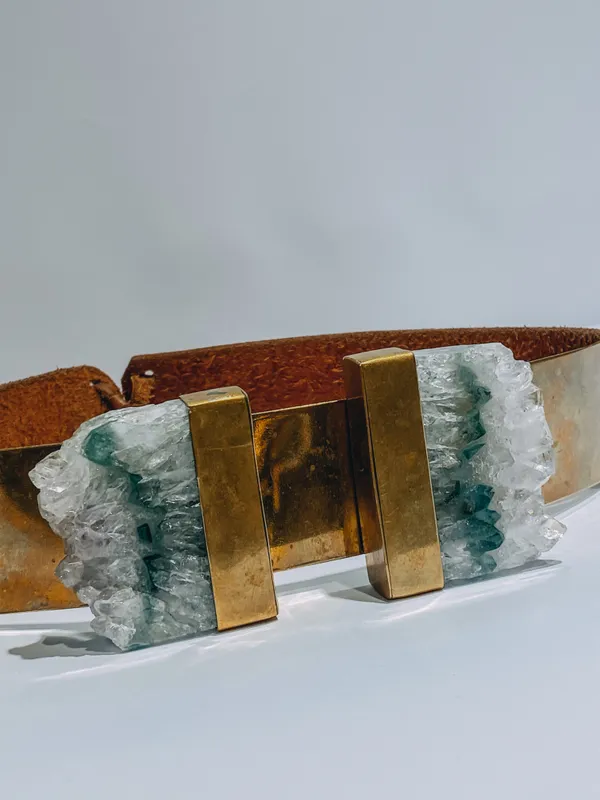 cinturon agnes agata con cuero