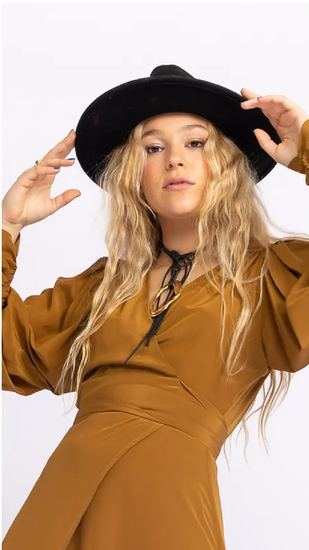 Sombrero V DAMIANI Blanco Tango