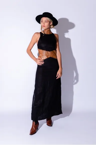 Vestido Agnes Cross Dress negro