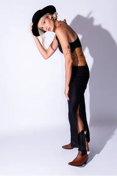 Vestido Agnes Cross Dress negro