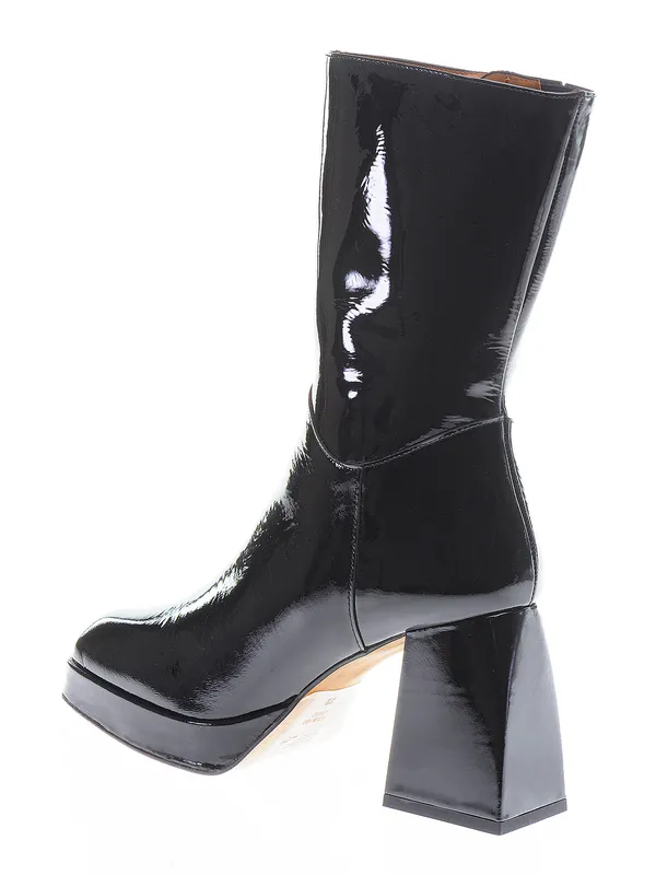 Botas Jeffrey Campbell Negra Charol