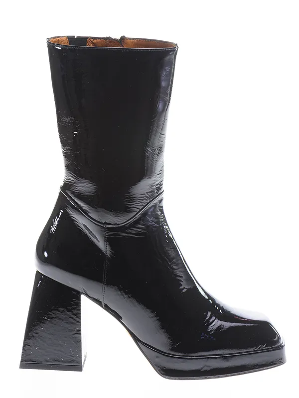 Botas Jeffrey Campbell Negra Charol