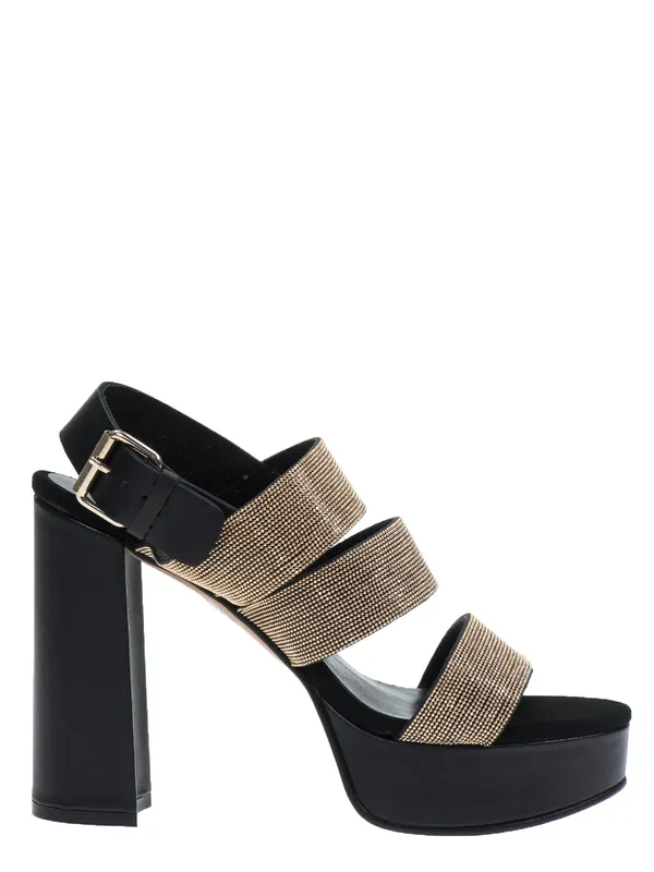 Sandalias Magma Tira Dorada