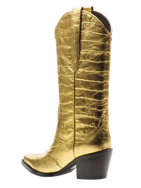 Botas Jeffrey Campbell Tejana Oro