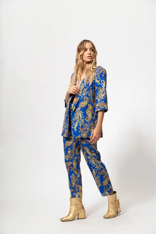 Pantalon Eva&Rosy CONJUNTO azul arabesco