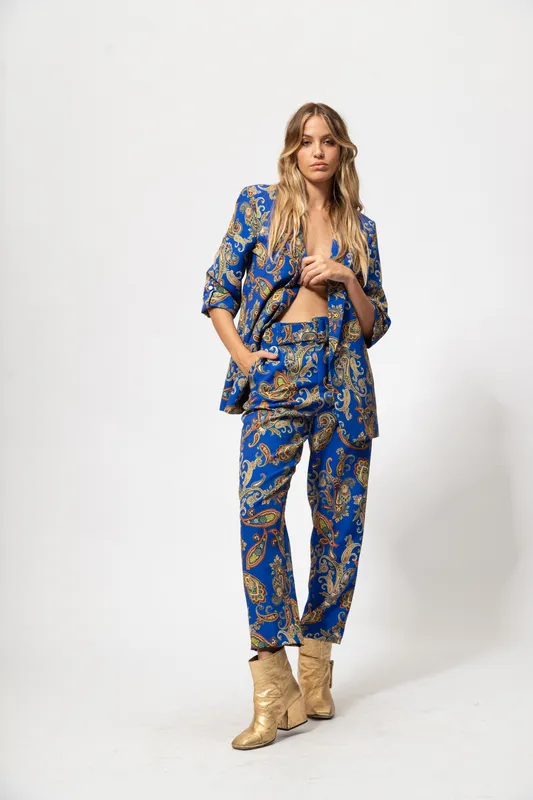 Pantalon Eva&Rosy CONJUNTO azul arabesco