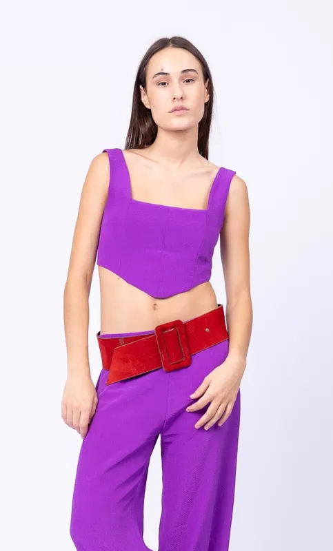 corset violeta conjunto milonga