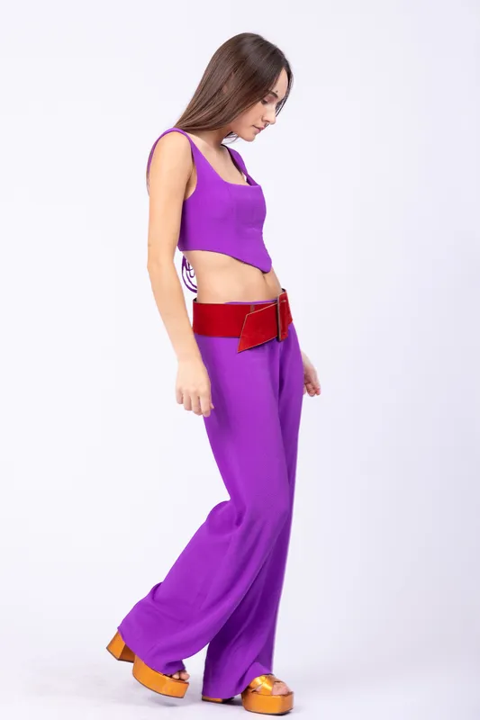 corset violeta conjunto milonga