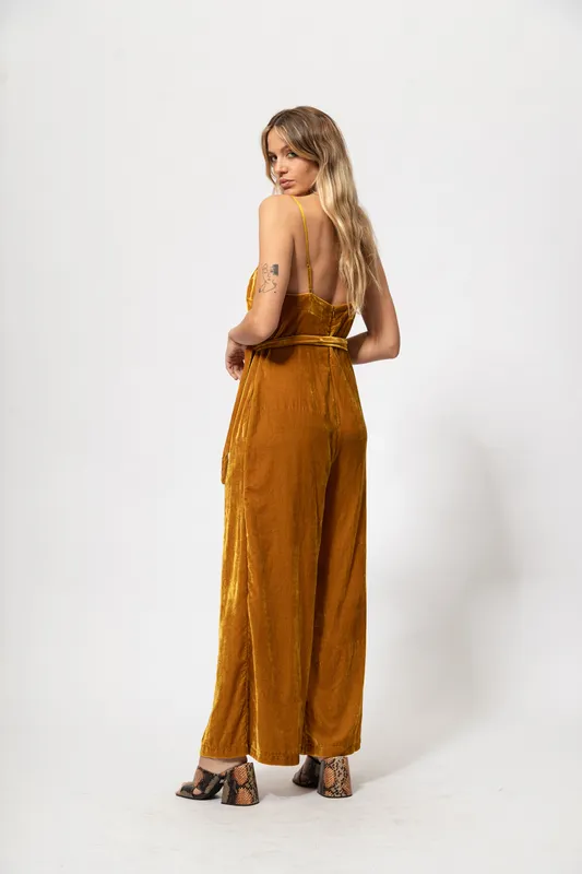 Mono ASTR velvet mostaza