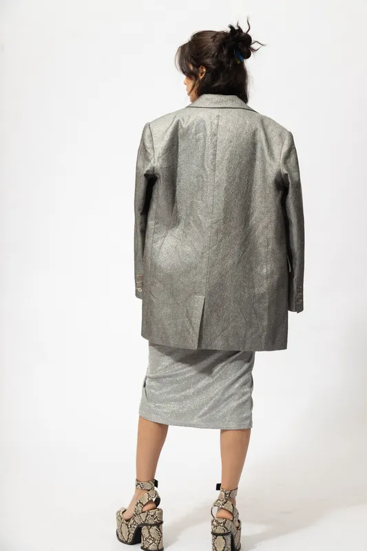 Blazer Plateado PLEASE