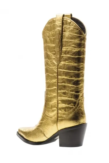 Botas Jeffrey Campbell Tejana Dorada C