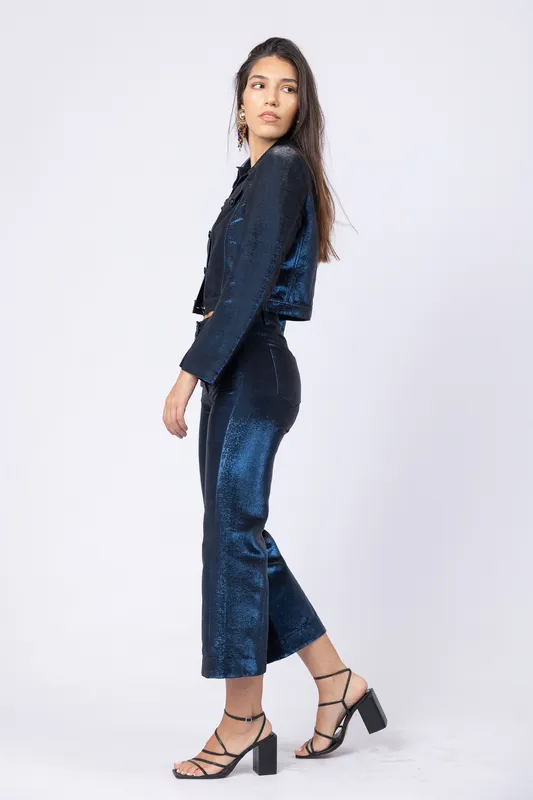 Pantalon Cher Tornasolado azul