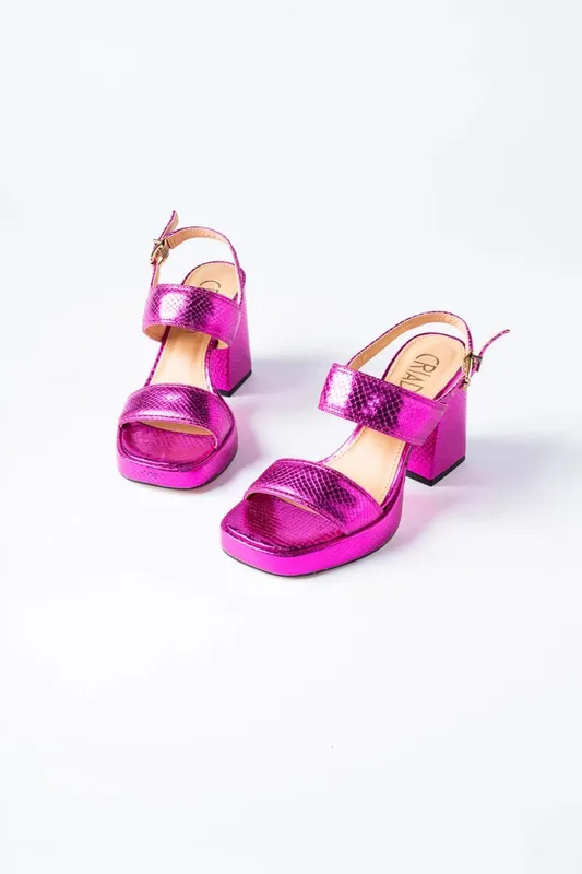 Sandalia Caro Criado Berna Fucsia 38