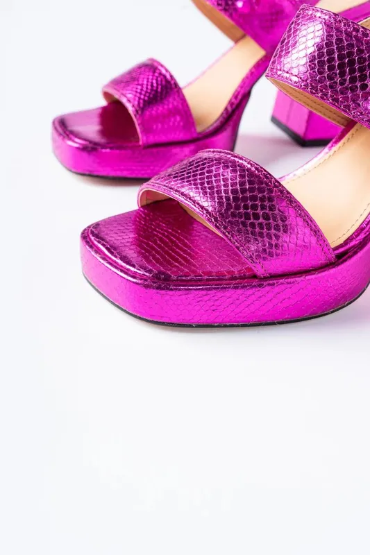 Sandalia Caro Criado Berna Fucsia 38