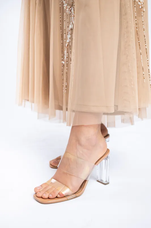 sandalias zara transparentes talle 39