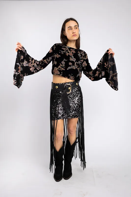 Top estampado flores Velvet Nasty Gal