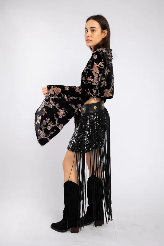 Top estampado flores Velvet Nasty Gal