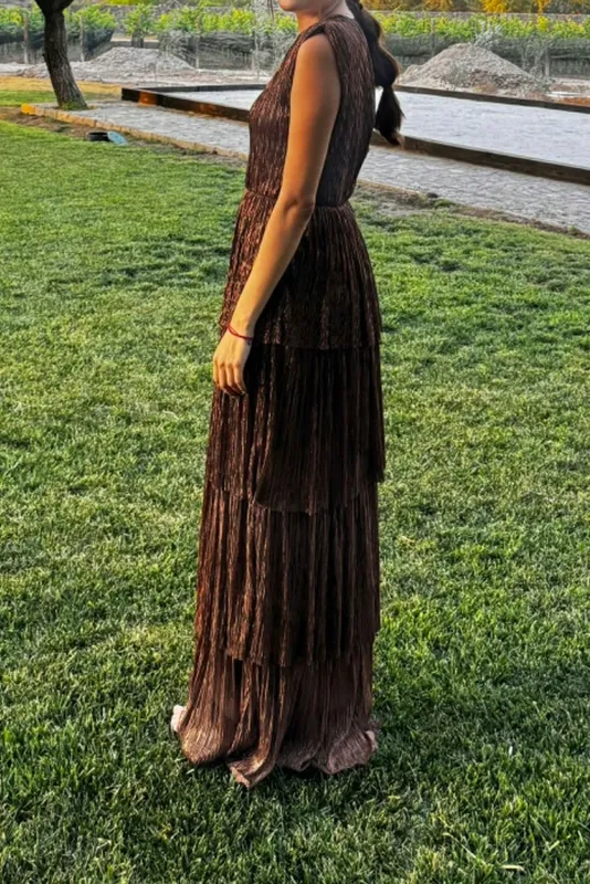 Vestido sabina musayev cobre