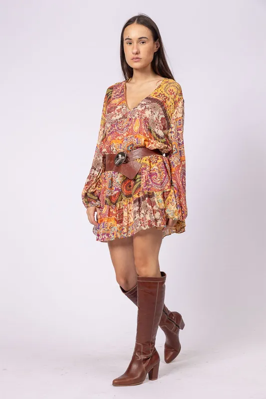 Vestido zara estampado