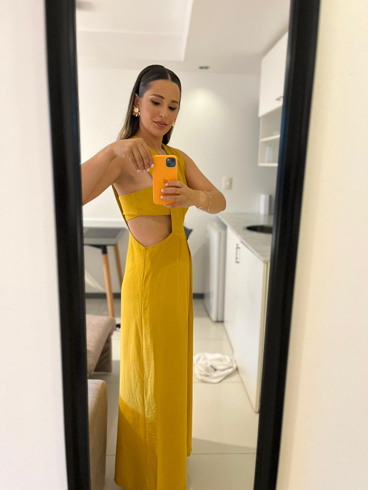 Vestido Mostaza Laura Rath