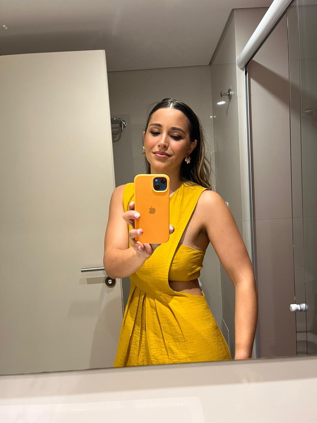 Vestido Mostaza Laura Rath