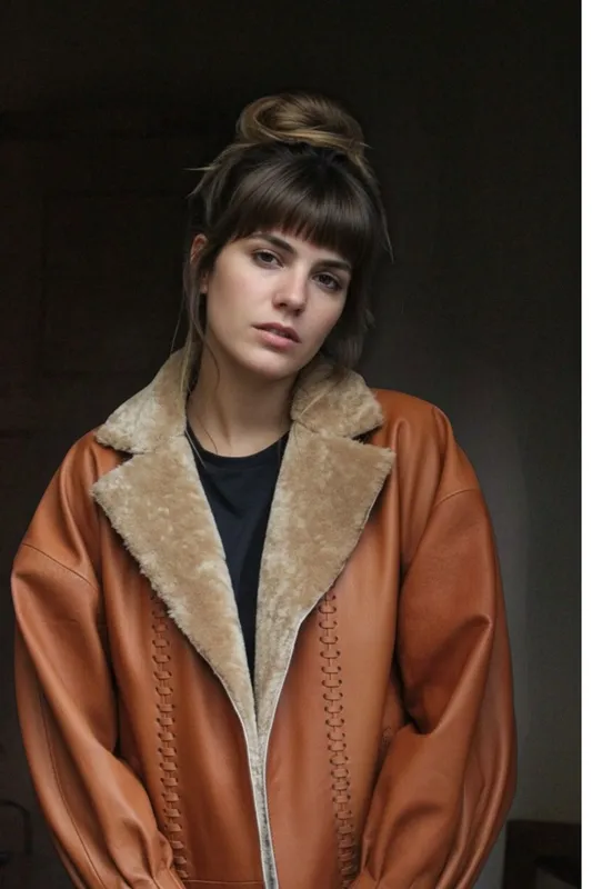 Campera Agnes furor marrón