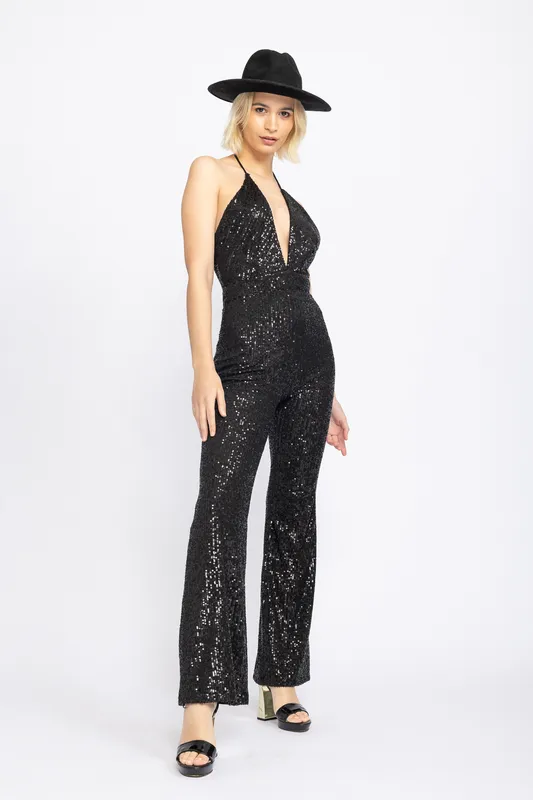 Mono Lentejuelas Negro