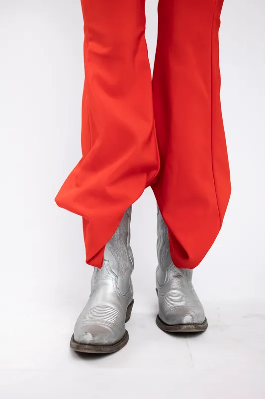 Tejana cowboy plateada