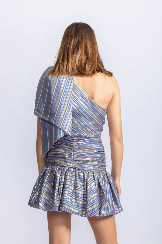 Top Zara Metalic Rayas