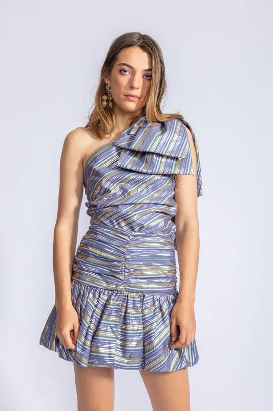 Top Zara Metalic Rayas