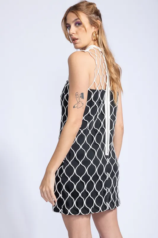 Vestido TOPSHOP white Red