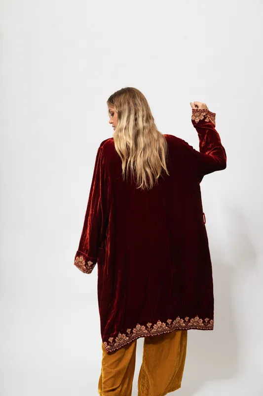 Chaqueta Johnny Was Velvet Bordado