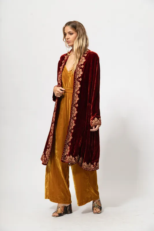 Chaqueta Johnny Was Velvet Bordado