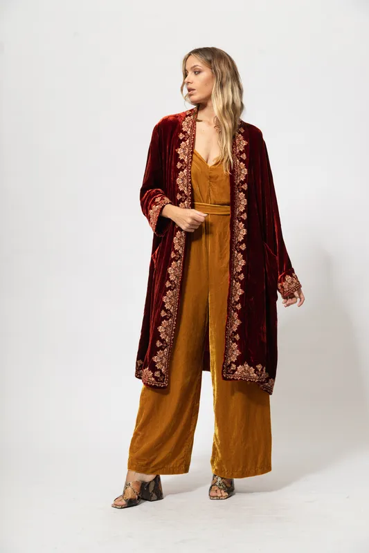 Chaqueta Johnny Was Velvet Bordado