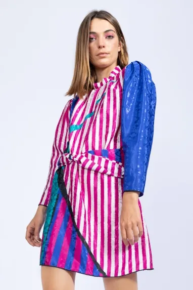 Vestido manga larga estampa Capsula Alexia Brooklyn