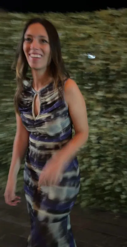 Vestido shill estampado frunce