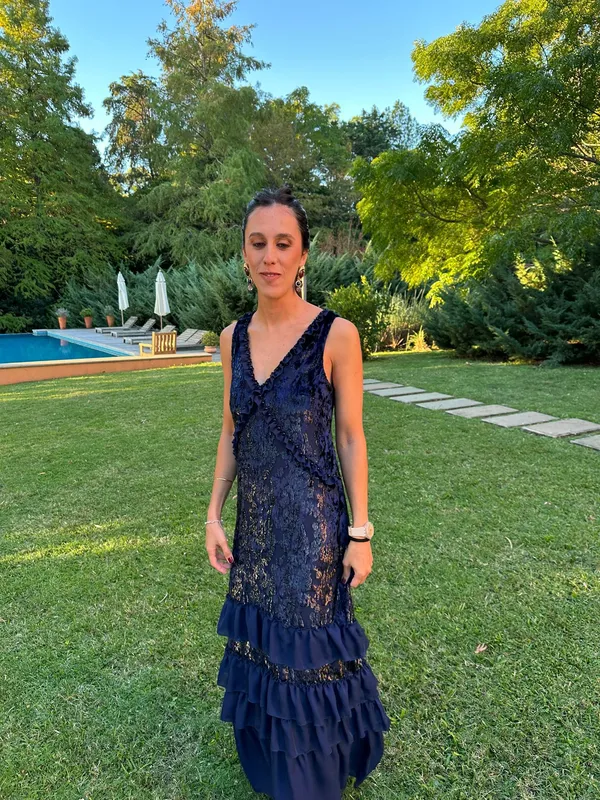 Vestido azul plan be