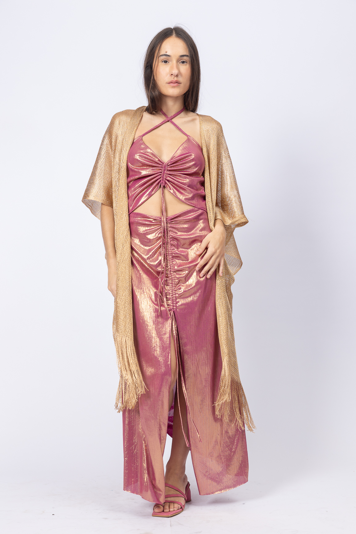 Pashmina party - dorado