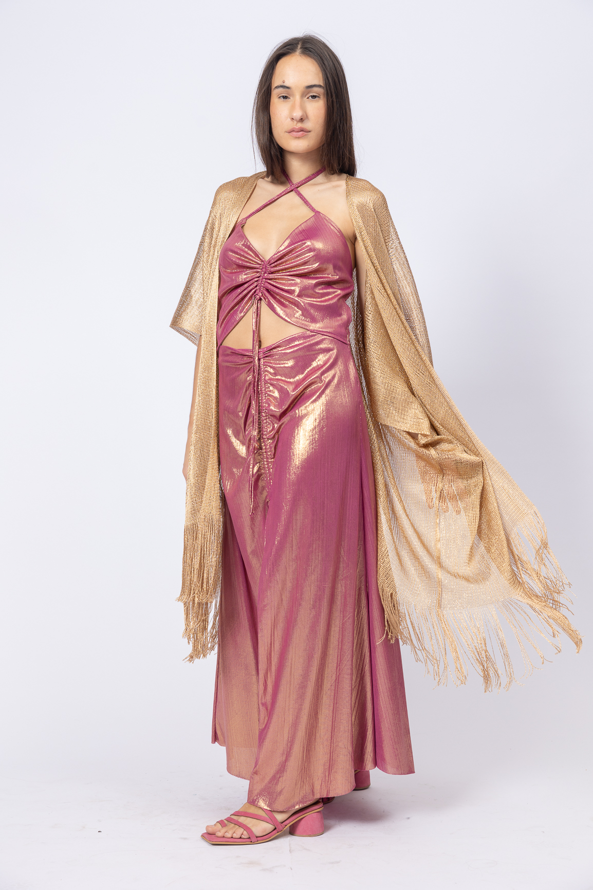 Pashmina party - dorado