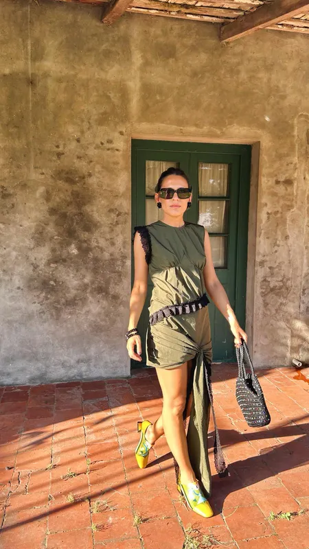 Vestido verde planbe