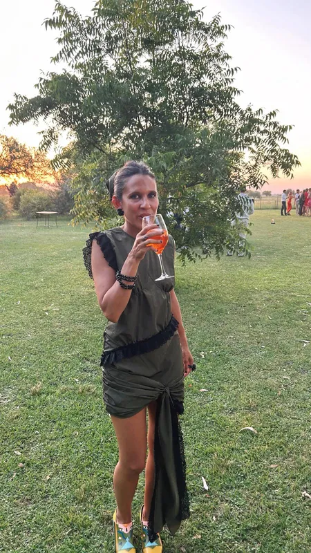 Vestido verde planbe