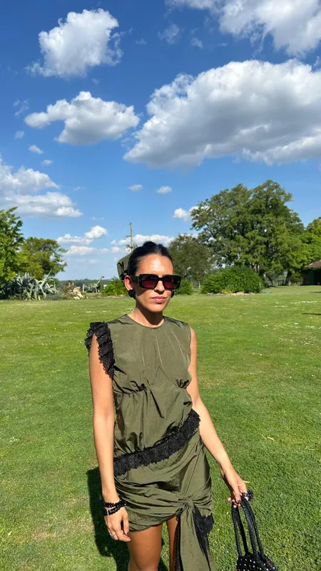 Vestido verde planbe