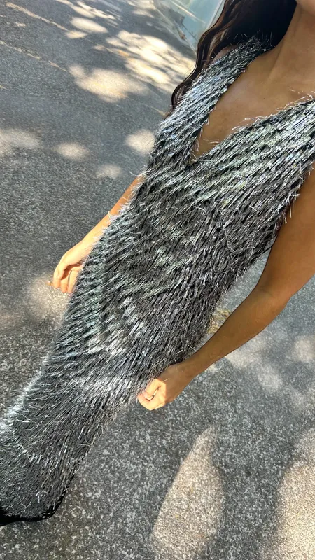 Vestido bimba y lola plata