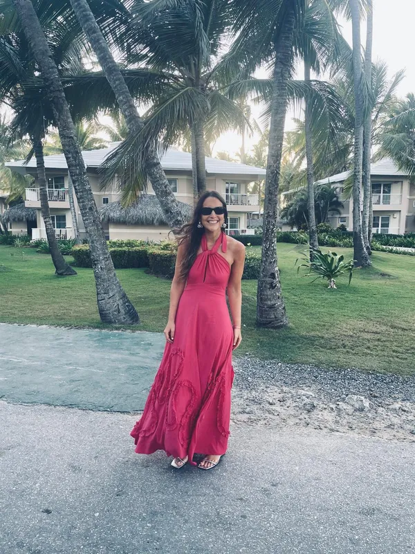 Vestido margo rosa chicle